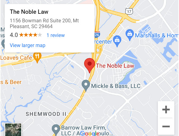 The Noble Law Mt. Pleasant location