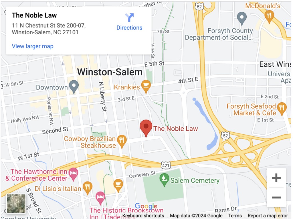 winston-salem office map